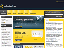 Tablet Screenshot of poslovni-software.com